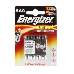 PILA ALCALINA ENERGIZER AAA ULTRA PLUS P/4