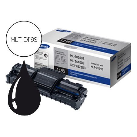 SAMSUNG TONER MLT-D119S/ EL NEGRO