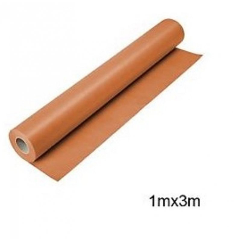 PAPEL KRAFT VERJURADO NARANJA FABRISA 1X3M.