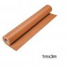 PAPEL KRAFT VERJURADO NARANJA FABRISA 1X3M.