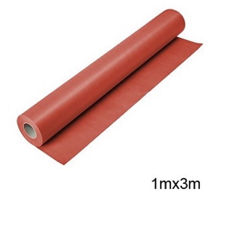PAPEL KRAFT VERJURADO ROJO FABRISA 1X3M.