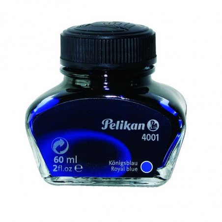 TINTERO PELIKAN AZUL REAL  B/60ML.