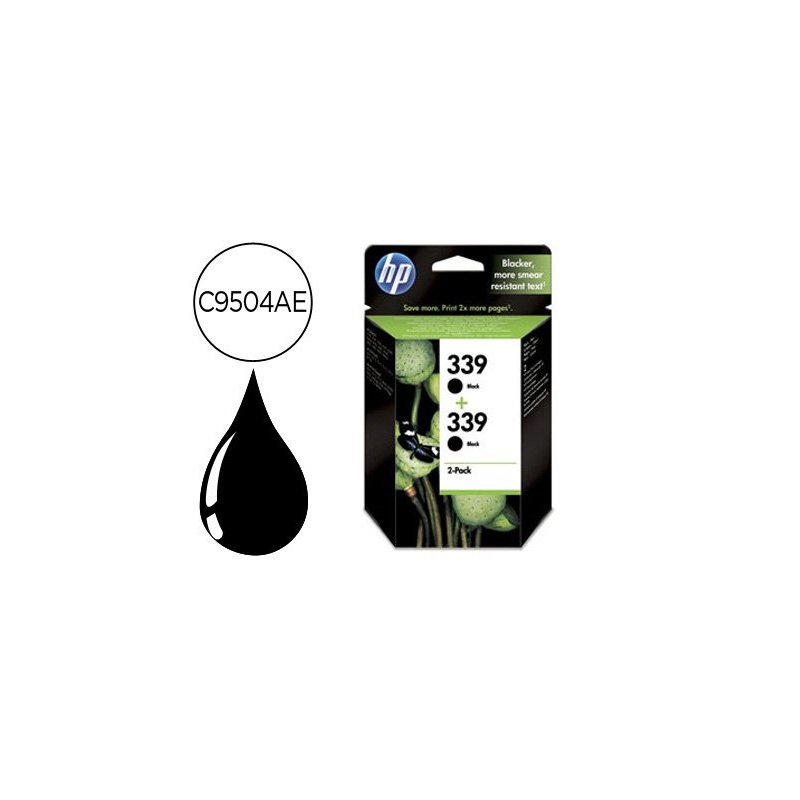 HP CARTUCHO Nº 339 NEGRO PACK/2