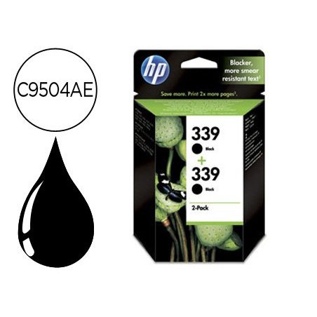 HP CARTUCHO Nº 339 NEGRO PACK/2