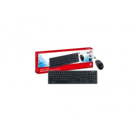 TECLADO+RATON INALAMBRICO GENIUS 8000ME NEGRO
