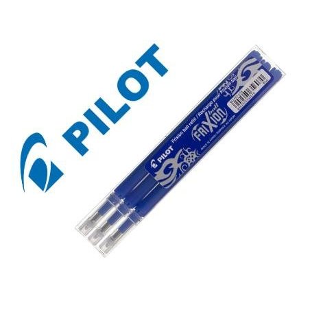 RECAMBIO PILOT FRIXION BALL Y CLICKER AZUL C/3
