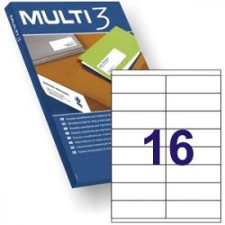 ETIQUETA ADHESIVA BLANCA...