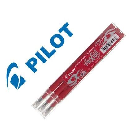 RECAMBIO PILOT FRIXION BALL Y CLICKER ROJO C/3