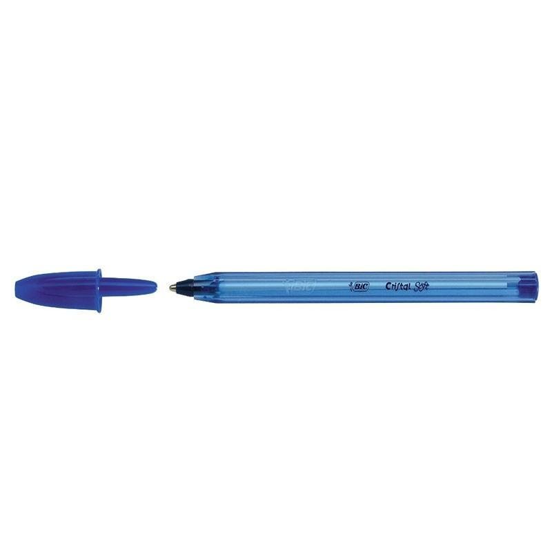 BOLIGRAFO BIC CRISTAL SOFT AZUL