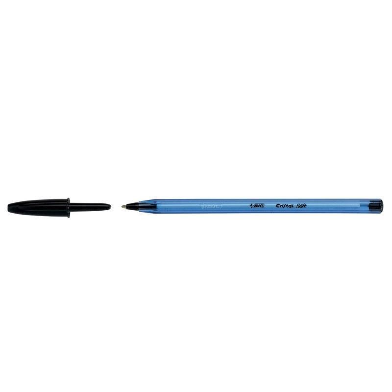 BOLIGRAFO BIC CRISTAL SOFT NEGRO