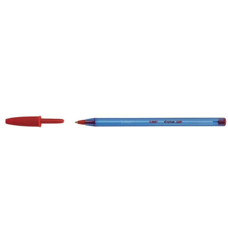 BOLIGRAFO BIC CRISTAL SOFT ROJO