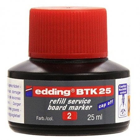 TINTA EDDING BTK 25 B/25ML. ROJO