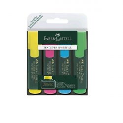 MARCADOR FLUORESCENTE TEXTLINER EST/4 SURTIDOS