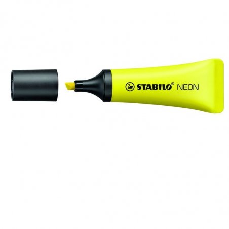 MARCADOR FLUORESCENTE STABILO NEON AMARILLO
