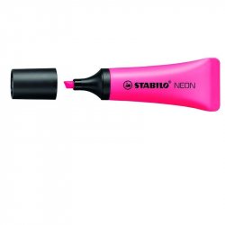 MARCADOR FLUORESCENTE STABILO NEON ROSA