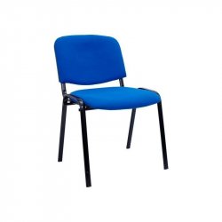 SILLA CONFIDENTE TAPIZADO AZUL