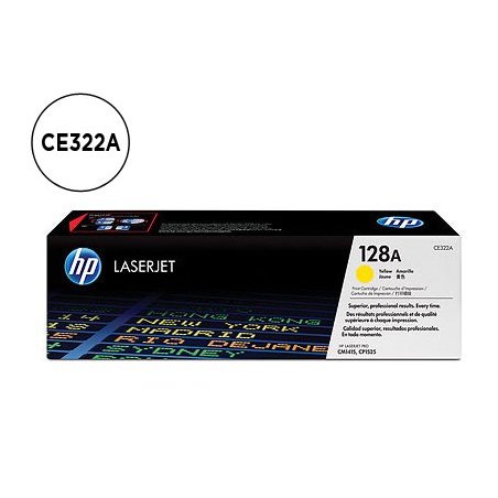 HP TONER LASER CE322A AMARILLO