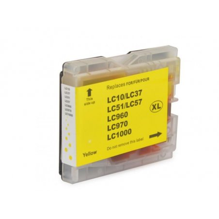 CARTUCHO RECICLADO BROTHER LC1000/970Y AMARILLO