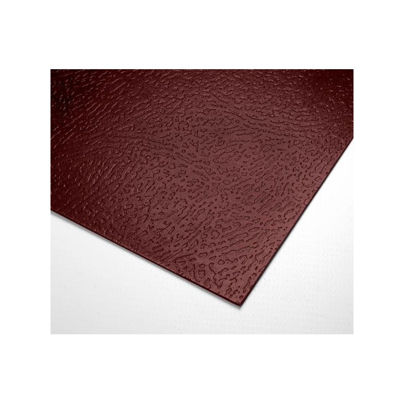 PORTADA CARTON GOFRADO DHP A4 ROJO P/50