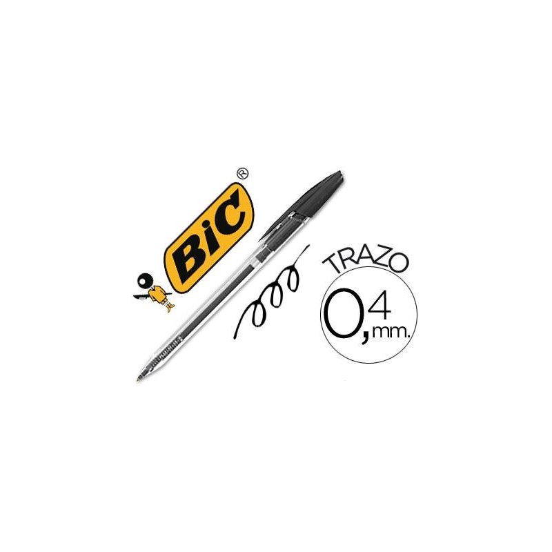 BOLIGRAFO BIC CRISTAL CLIC NEGRO