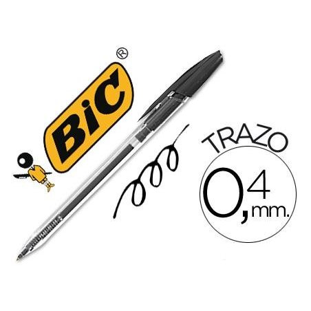 BOLIGRAFO BIC CRISTAL CLIC NEGRO