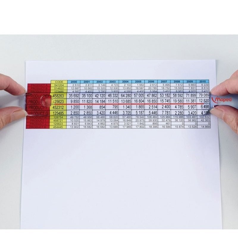 REGLA-LUPA MAPED 25CM