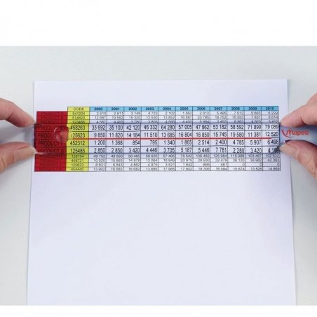 REGLA-LUPA MAPED 25CM