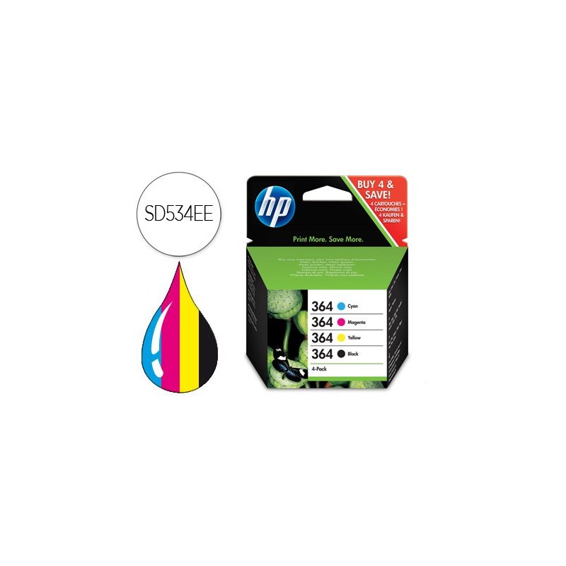 HP CARTUCHO Nº 364 MULTIPACK