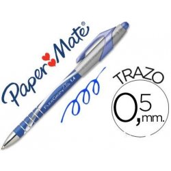 BOLIGRAFO P. MATE FLEXGRIP ELITE AZUL