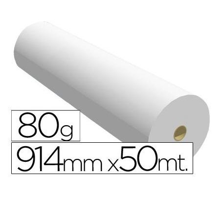 PAPEL PLOTTER 80GR. R/0.914X50M.