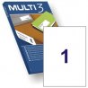 ETIQUETA ADHESIVA BLANCA MULTI-3 210X297MM. C/100