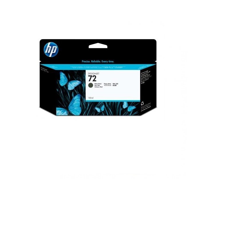 HP CARTUCHO Nº 72 NEGRO MATE 130ML.