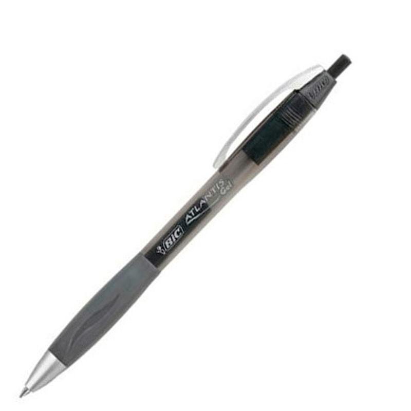 BOLIGRAFO BIC ATLANTIS GEL NEGRO