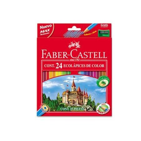 LAPICES DE COLORES FABER CASTELL EST/24