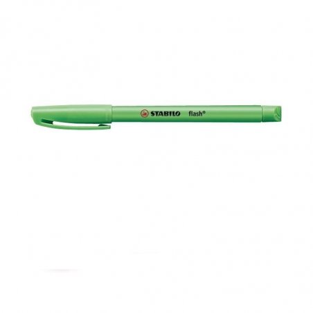 MARCADOR FLUORESCENTE STABILO FLASH VERDE