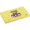 BLOC NOTAS AMARILLAS SUPER STICKY 76X127MM