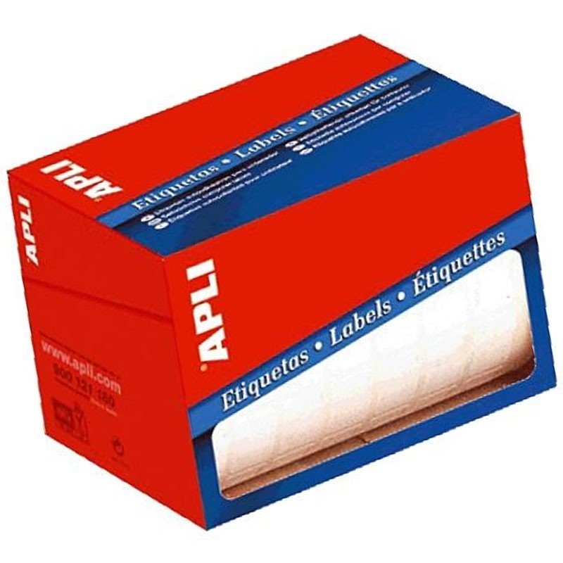 ETIQUETAS EN ROLLO BLANCAS APLI 53X100MM