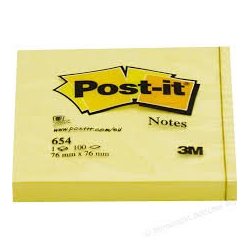 BLOC NOTAS AMARILLAS POST-IT 76X76M. 