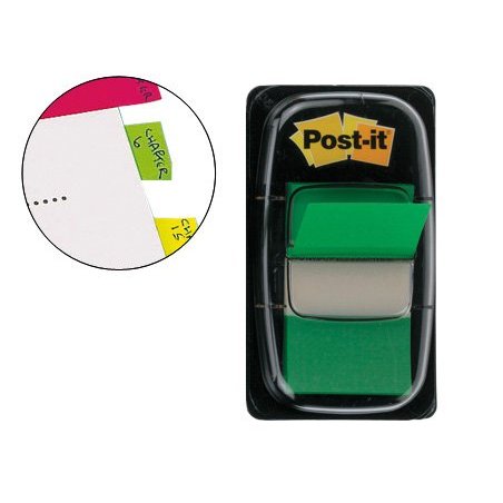 BANDERITAS POST-IT INDEX VERDE