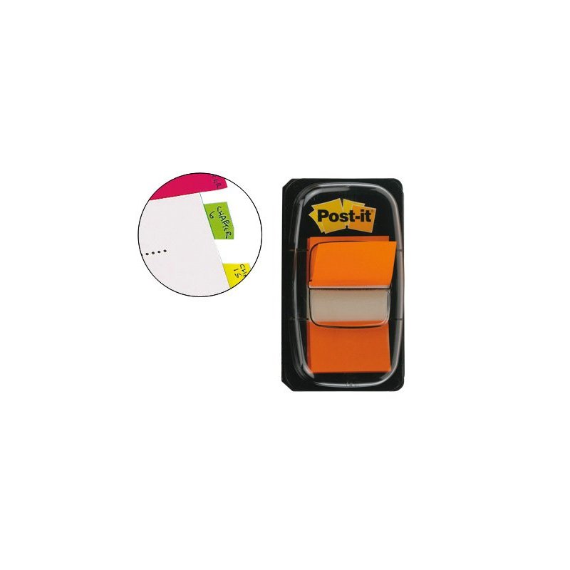 BANDERITAS POST-IT INDEX NARANJA