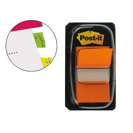 BANDERITAS POST-IT INDEX NARANJA