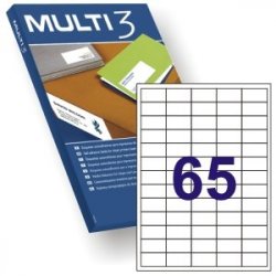 ETIQUETA ADHESIVA BLANCA...