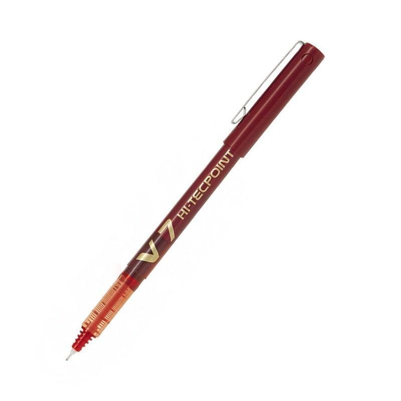 ROTULADOR PILOT V-7 ROJO