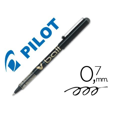 ROLLER PILOT V-BALL 0.7 NEGRO