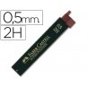 MINAS DE GRAFITO FABER-CASTELL 0,5 2H EST/12