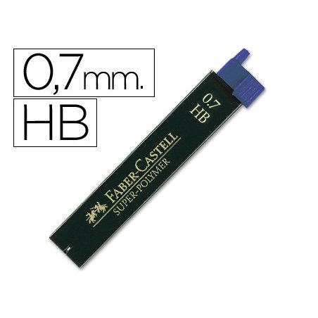 MINAS DE GRAFITO FABER-CASTELL 0,7 HB  EST/12