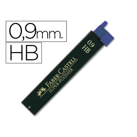 MINAS DE GRAFITO FABER-CASTELL 0,9 HB EST/12