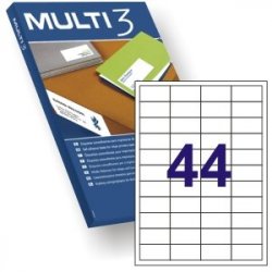 ETIQUETA ADHESIVA BLANCA...