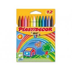 LAPICES DE CERA PLASTIDECOR EST/12