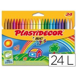 LAPICES DE CERA PLASTIDECOR EST/24